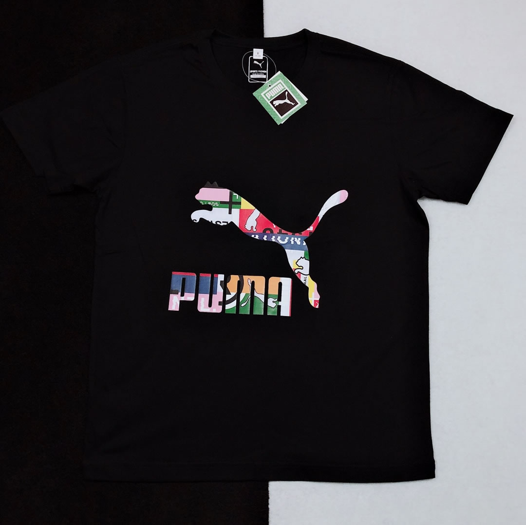 Puma Short Sleeve T Shirt Round Neck Pure Cotton Ls32541x85 5 - kickbulk.cc