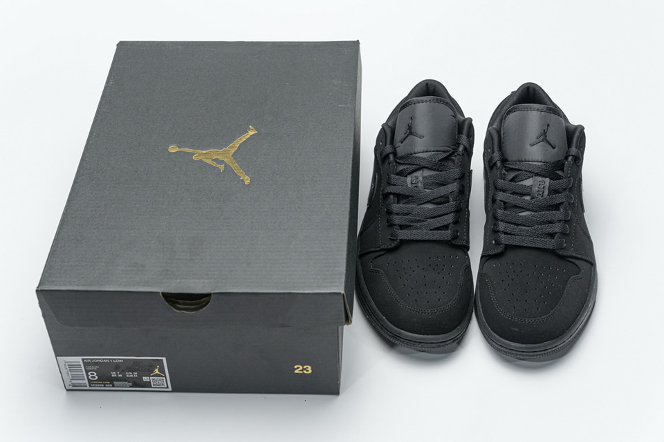 Nike Air Jordan 1 Low Triple Black 553558 056 8 - kickbulk.cc