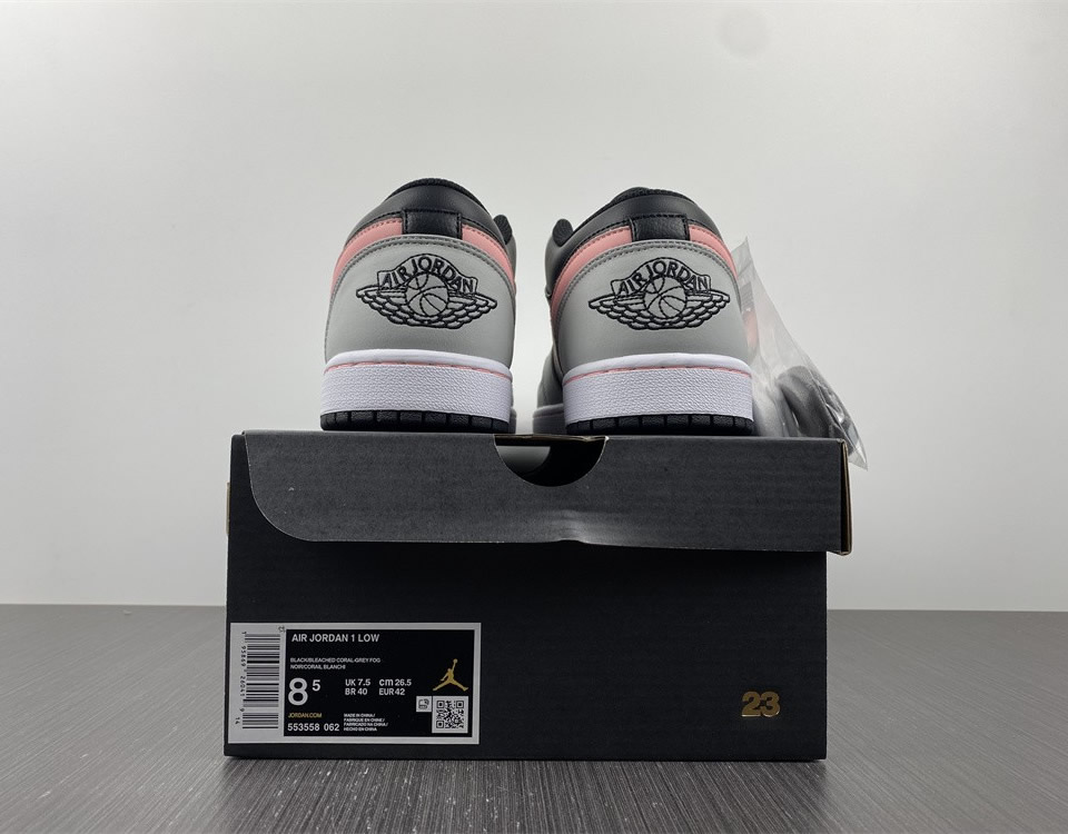 Air Jordan 1 Low Appears Black Grey Pink 553558 062 14 - kickbulk.cc