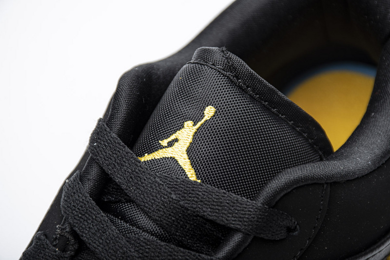 Nike Air Jordan 1 Low Black Gold 553558 071 8 - kickbulk.cc
