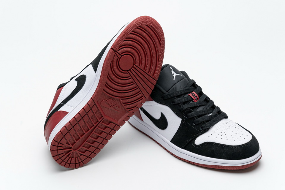 Nike Air Jordan 1 Low Black Toe 553558 116 4 - kickbulk.cc