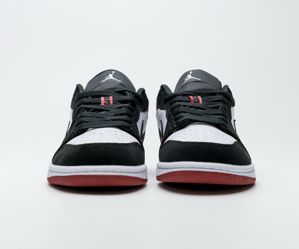 Nike Air Jordan 1 Low Black Toe 553558 116 7 - kickbulk.cc