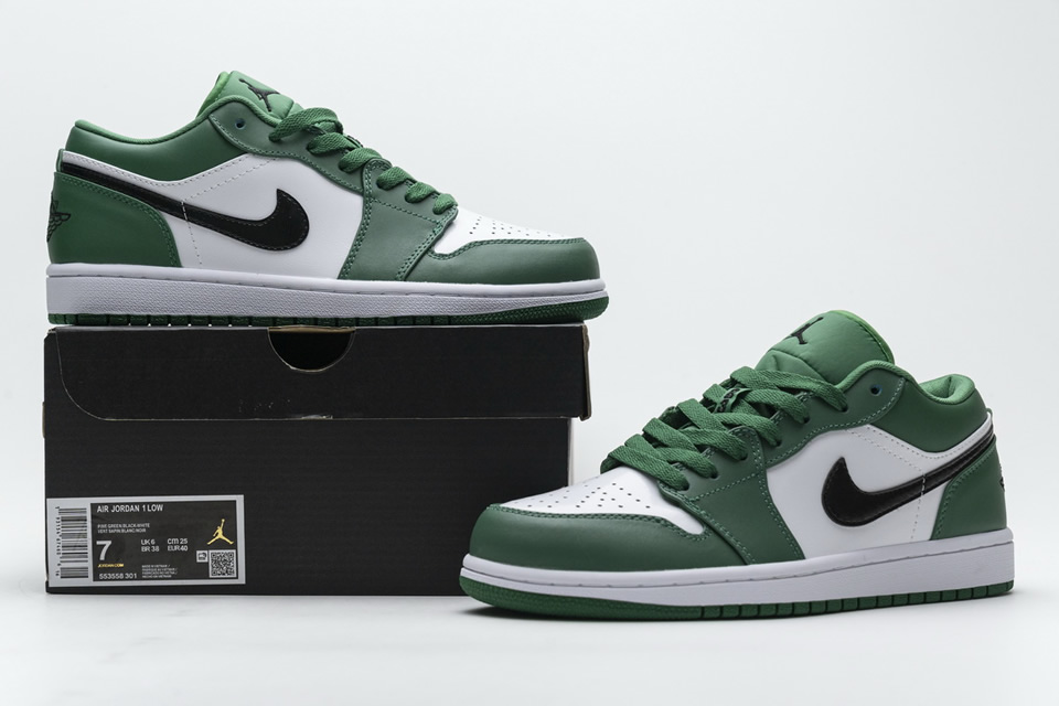 Nike Air Jordan 1 Low Pine Green 553558 301 3 - kickbulk.cc