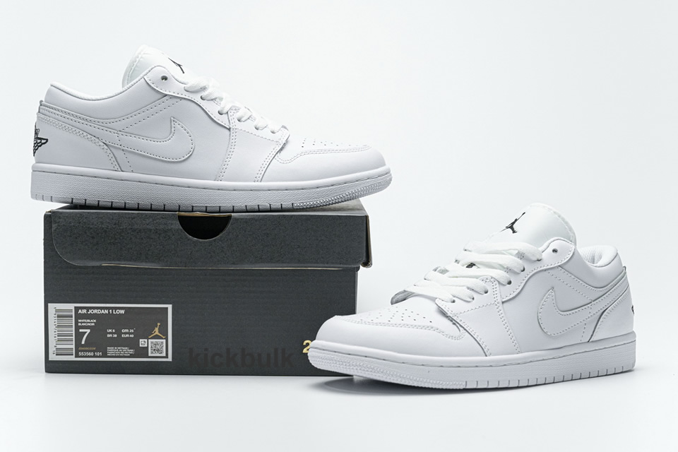 Nike Air Jordan 1 Low White Black 553560 101 3 - kickbulk.cc