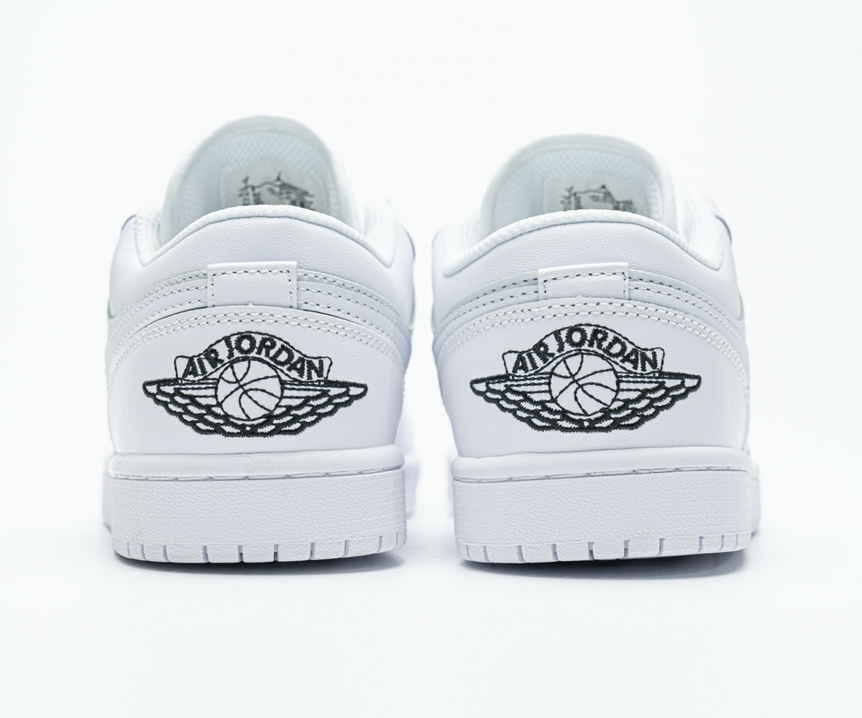 Nike Air Jordan 1 Low White Black 553560 101 5 - kickbulk.cc