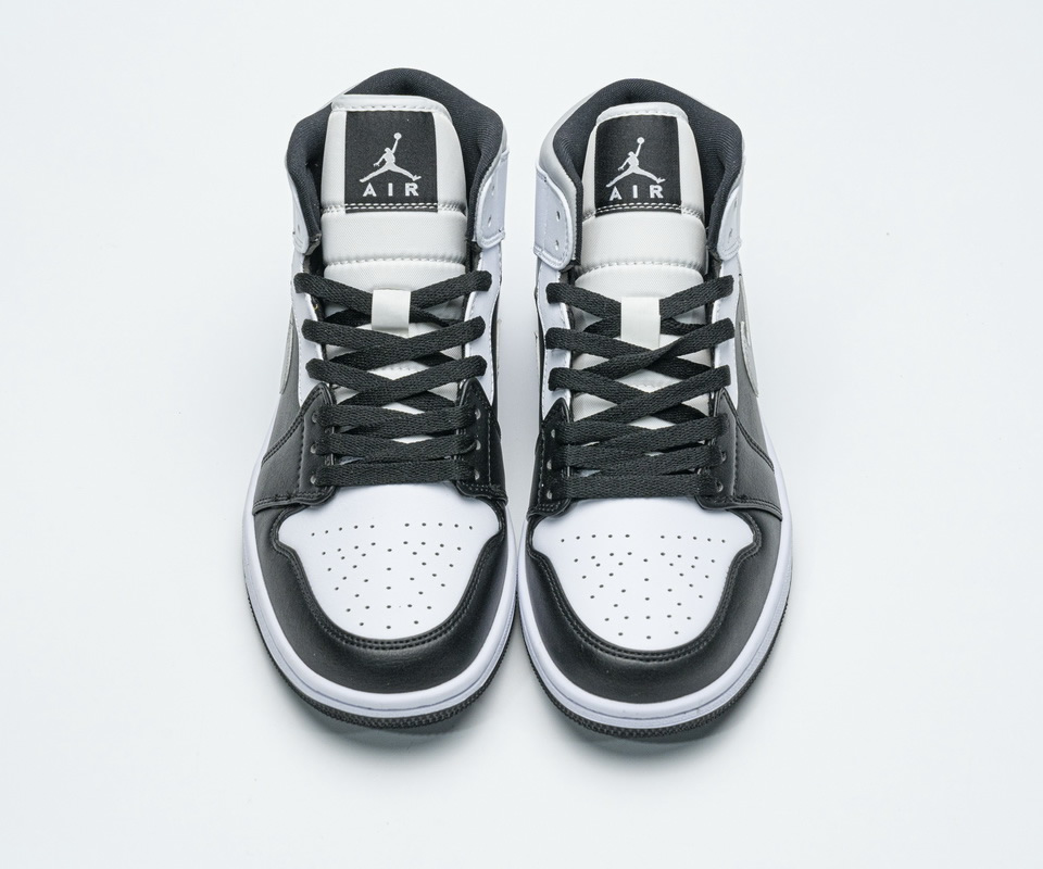 Nike Air Jordan 1 Mid White Shadow Black 554724 073 2 - kickbulk.cc