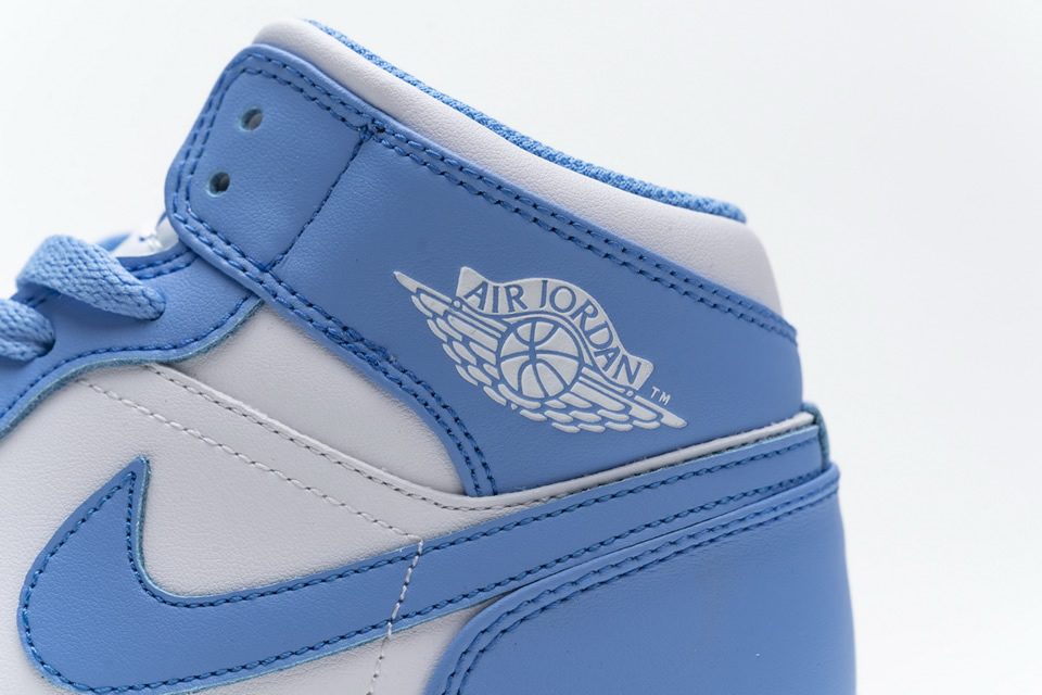 Nike Air Jordan 1 Retro Mid Unc University Blue 554724 106 16 - kickbulk.cc