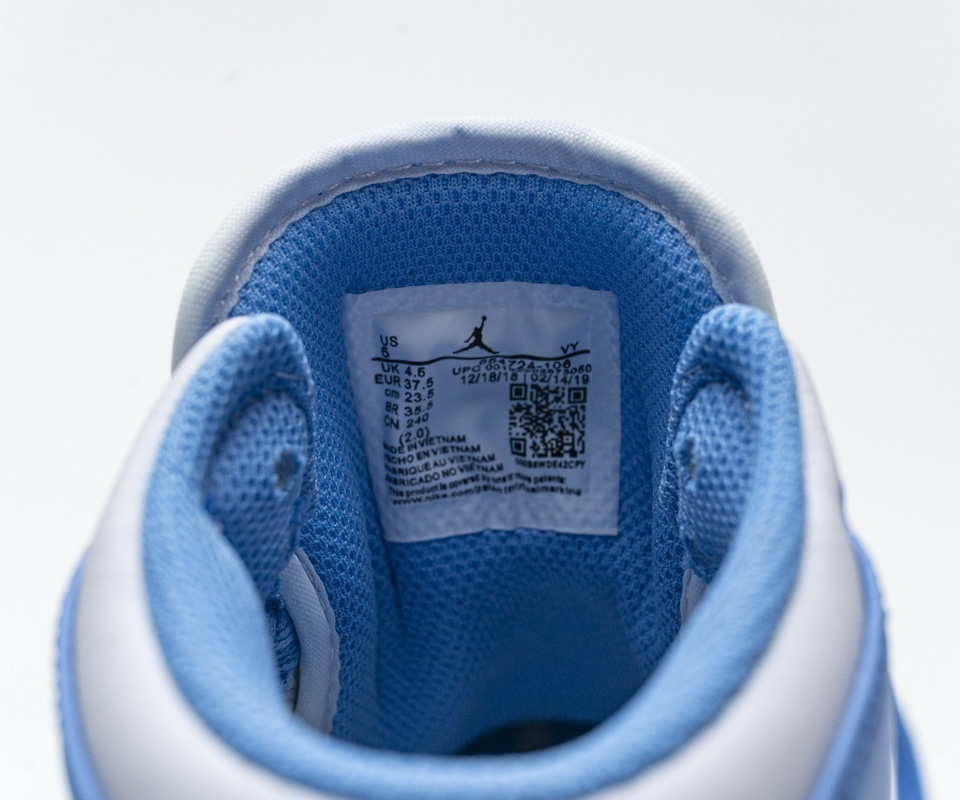 Nike Air Jordan 1 Retro Mid Unc University Blue 554724 106 18 - kickbulk.cc