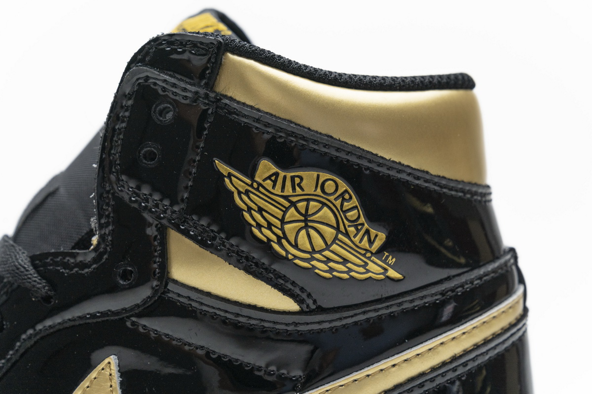 Air Jordan 1 High Og Black Gold Patent Leather New Release Date 555088 032 11 - kickbulk.cc