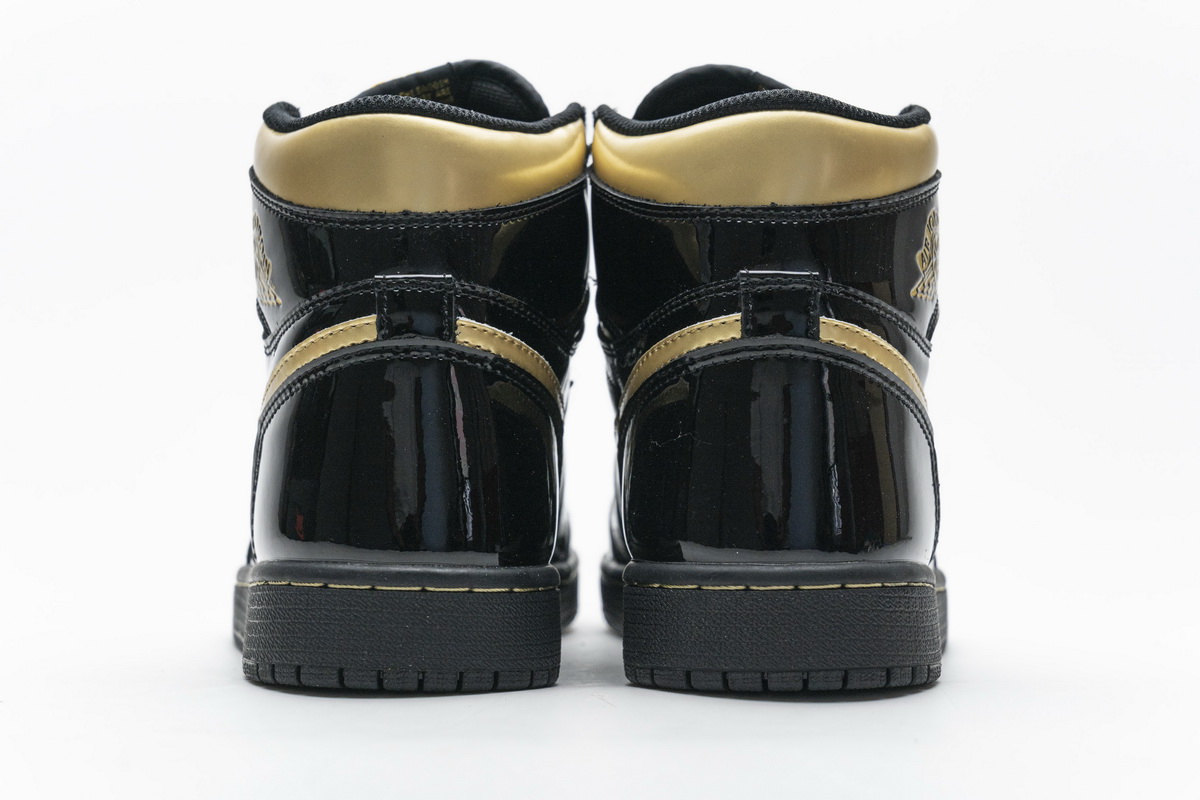 Air Jordan 1 High Og Black Gold Patent Leather New Release Date 555088 032 13 - kickbulk.cc