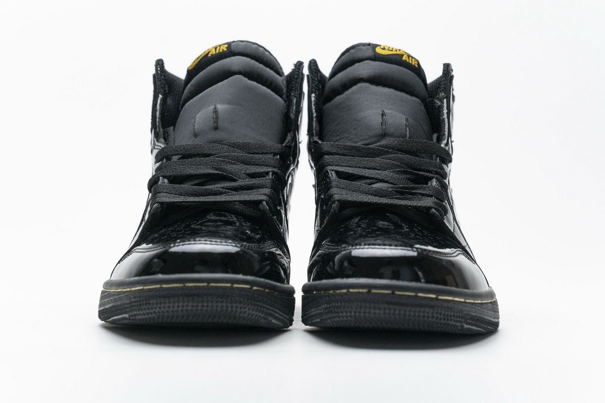 Air Jordan 1 High Og Black Gold Patent Leather New Release Date 555088 032 3 - kickbulk.cc