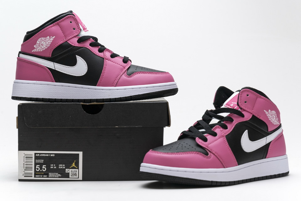 Nike Air Jordan 1 Mid Pinksicle 555112 002 3 - kickbulk.cc