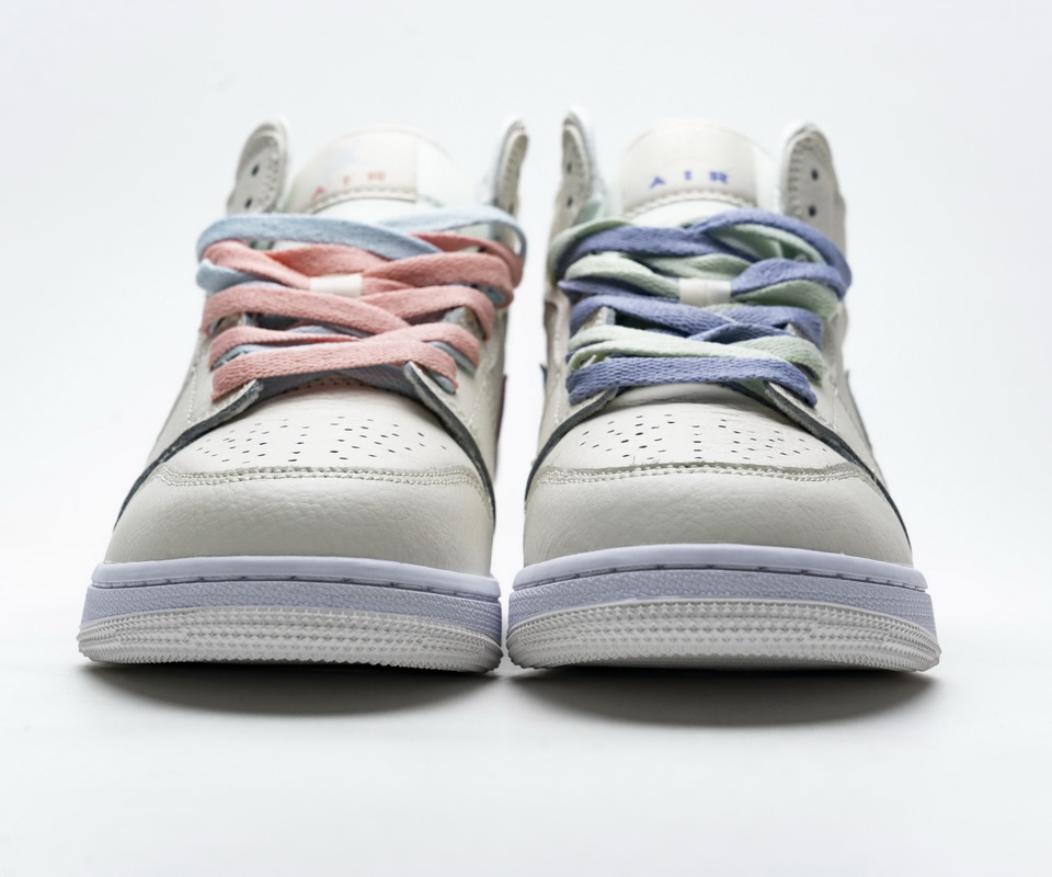 Nike Air Jordan 1 Mid Gg Multi Color Swoosh 555112 035 5 - kickbulk.cc