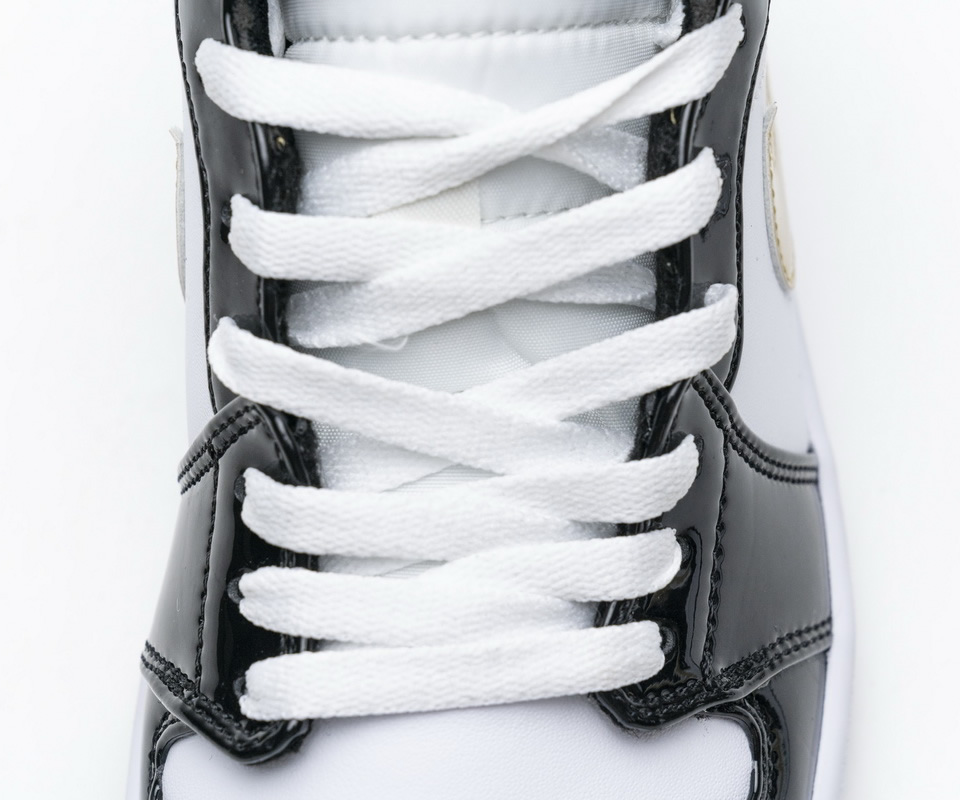 Nike Air Jordan 1 Mid Gold Patent Leather 852542 007 11 - kickbulk.cc