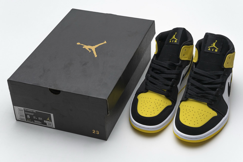 Nike Air Jordan 1 Mid Se Yellow Toe 852542 071 4 - kickbulk.cc