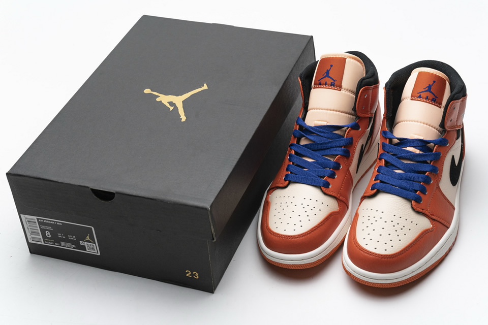 Nike Air Jordan 1 Mid Se Team Orange 852542 800 4 - kickbulk.cc