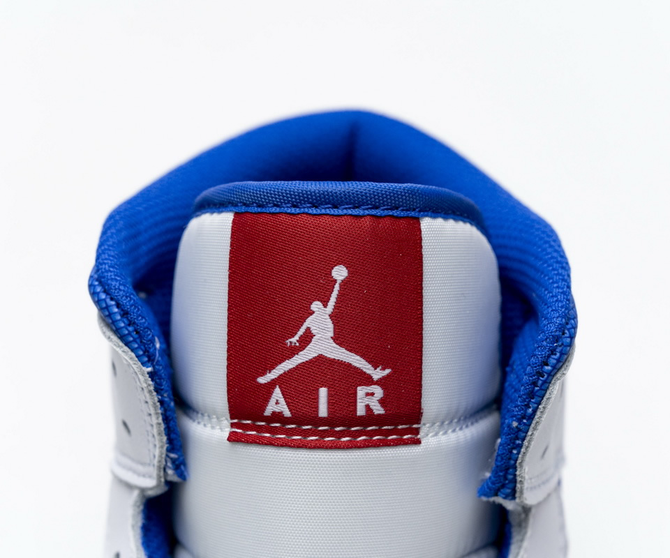 Nike Air Jordan 1 Mid Se White Blue Red Bq6472 164 10 - kickbulk.cc