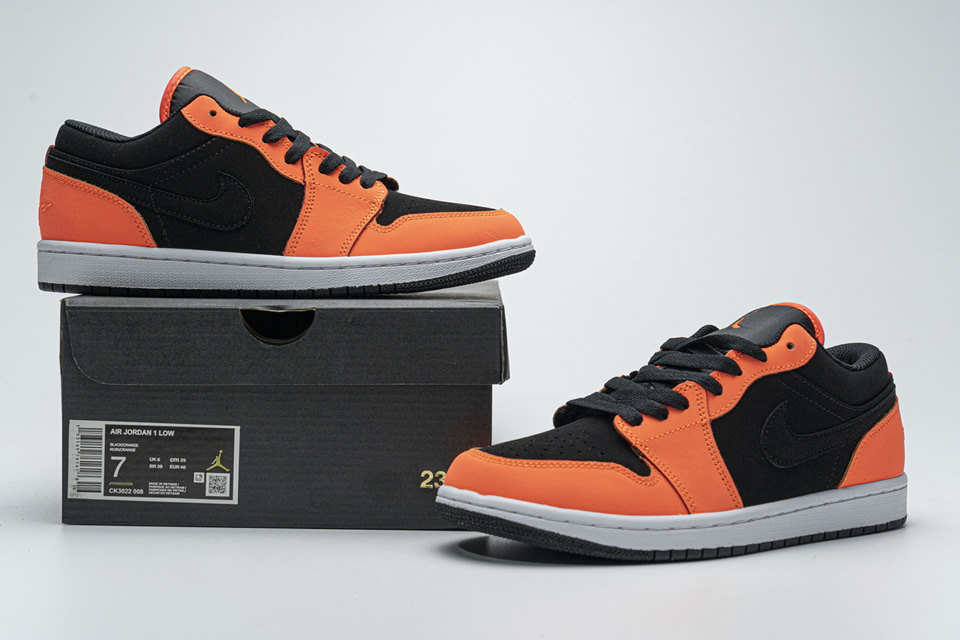 Nike Air Jordan 1 Low Black Orange Ck3022 008 3 - kickbulk.cc