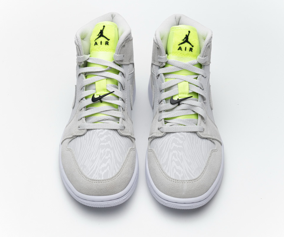 Nike Air Jordan 1 Grey Ghost Green Cv3018  001 2 - kickbulk.cc