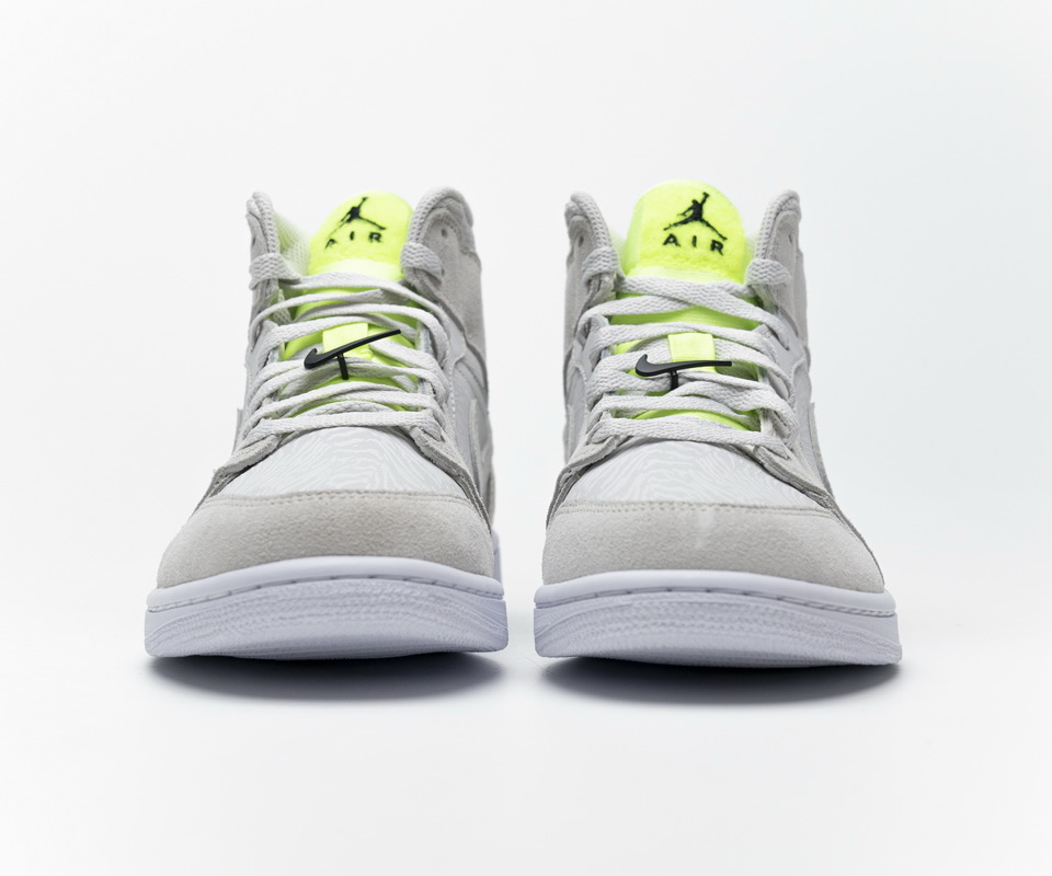 Nike Air Jordan 1 Grey Ghost Green Cv3018  001 6 - kickbulk.cc