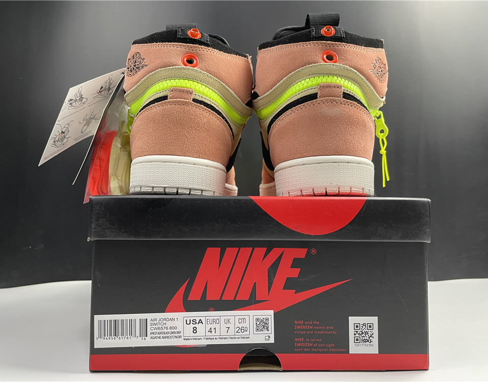 Nike Air Jordan 1 High Switch Pink Volt Cw6576 800 23 - kickbulk.cc