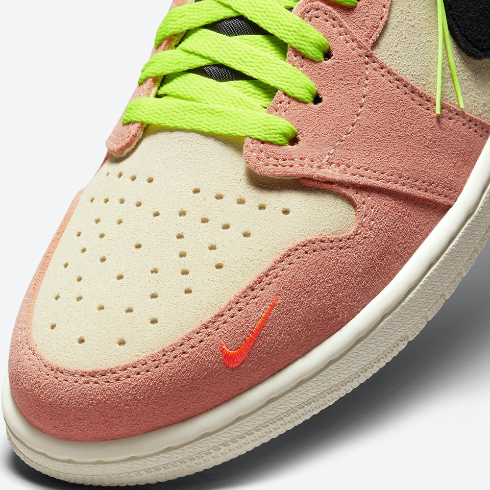 Nike Air Jordan 1 High Switch Pink Volt Cw6576 800 9 - kickbulk.cc