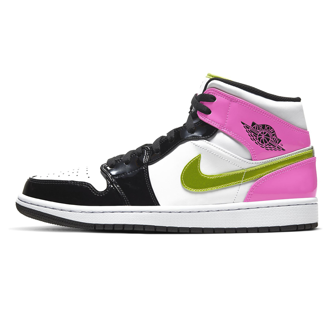 Nike Air Jordan 1 Mid Se Gs Cyber Active Fuchsia Cz9835 100 1 - kickbulk.cc