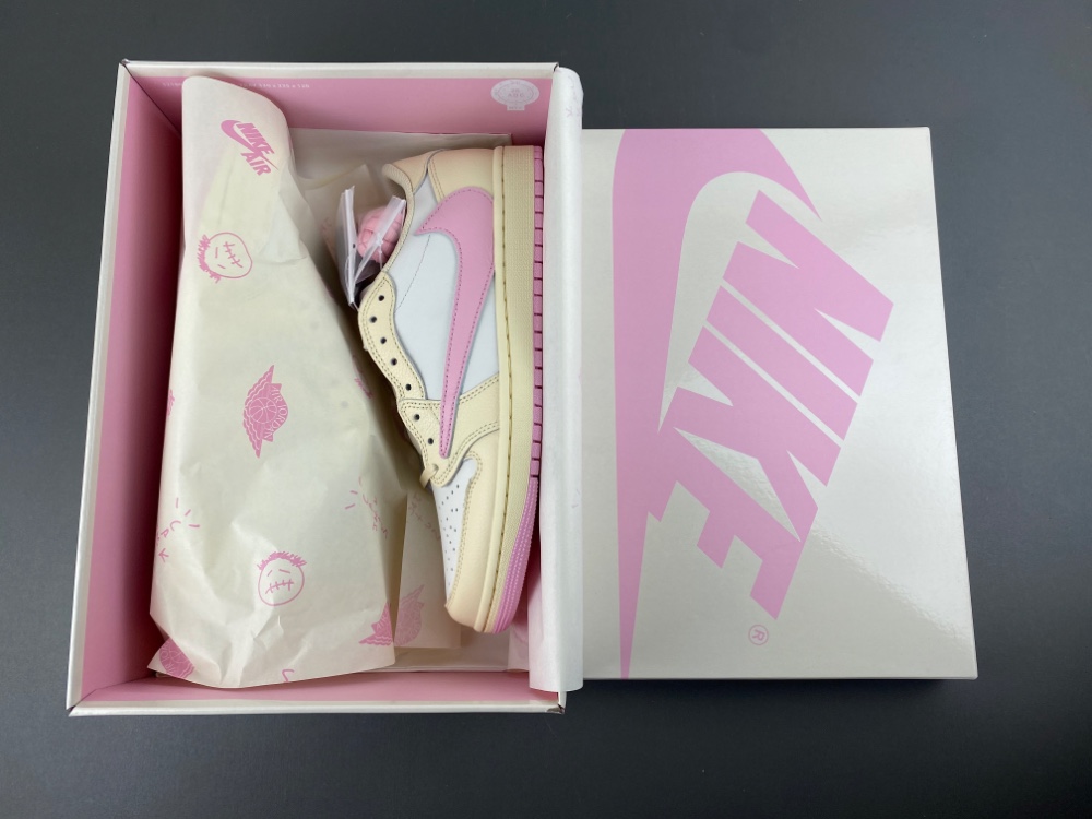 Travis Scott Jordan 1 Retro Low Og Muslin Pink Iq7604 100 14 - kickbulk.cc Travis Scott Jordan 1 Retro Low Og Muslin Pink Iq7604 100 14 - kickbulk.cc