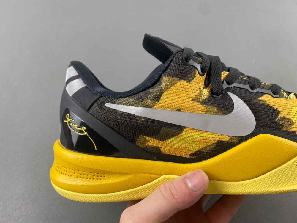 Nike Kobe 8 Xdr Black Yellow 555286 077 12 - kickbulk.cc