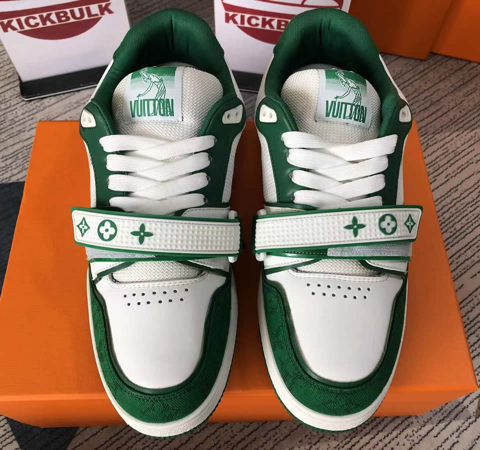 Louis Vuitton Lv Trainer Green White Dm180912003517 3 - kickbulk.cc