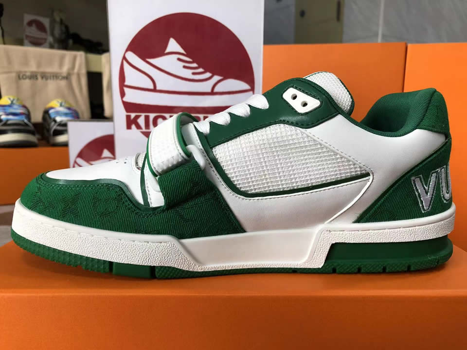 Louis Vuitton Lv Trainer Green White Dm180912003517 7 - kickbulk.cc