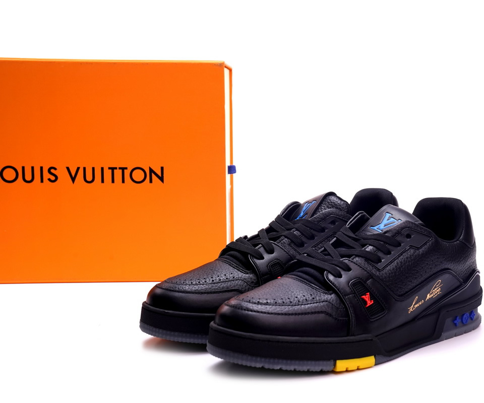Louis Vuitton Trainer Black Litchi Pattern Fd02219 2 - kickbulk.cc