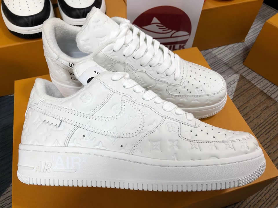 Louis Vuitton Air Force 1 Trainer Sneaker White Lk0221 8 - kickbulk.cc