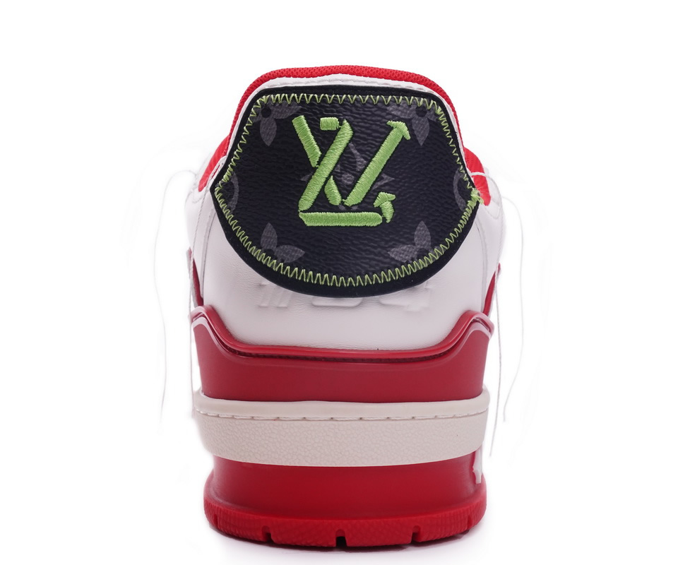 Louis Vuitton Trainer White Red Green Ms0226 12 - kickbulk.cc