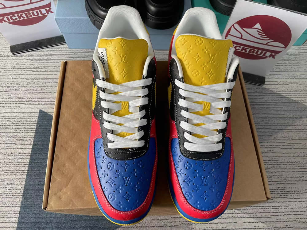 Louis Vuitton Nike Air Force 1 Red Yelow Ms0232 11 2 - kickbulk.cc