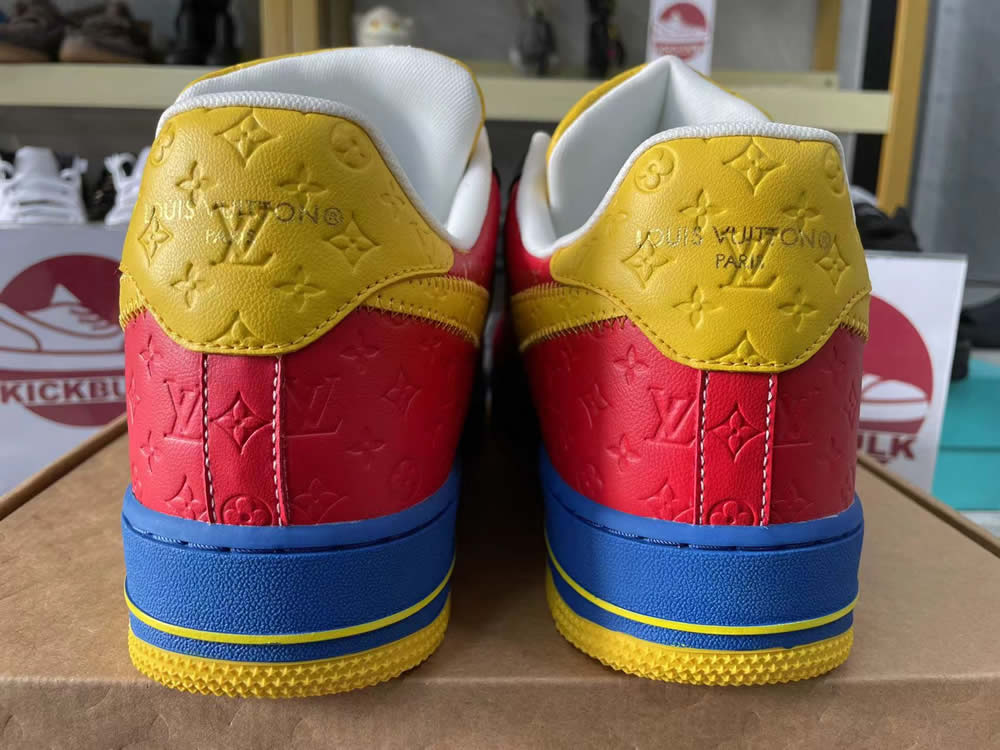 Louis Vuitton Nike Air Force 1 Red Yelow Ms0232 11 5 - kickbulk.cc