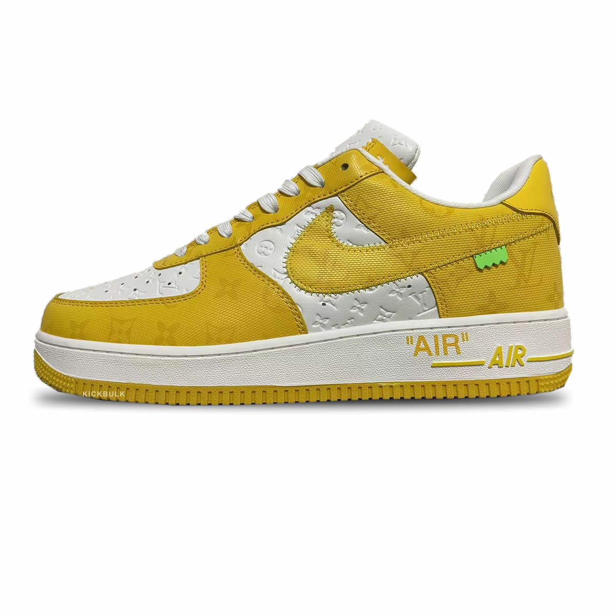 Louis Vuitton Nike Air Force 1 Yellow White Ms0232 0 - kickbulk.cc