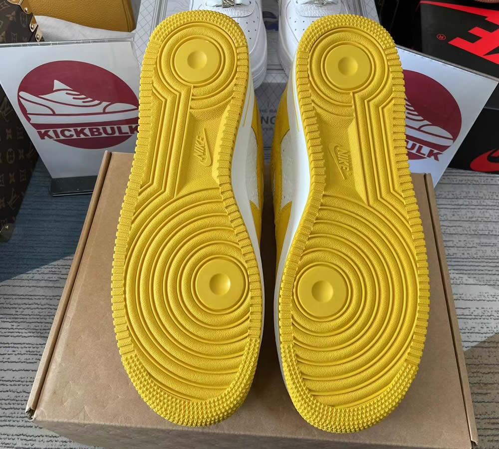 Louis Vuitton Nike Air Force 1 Yellow White Ms0232 9 - kickbulk.cc