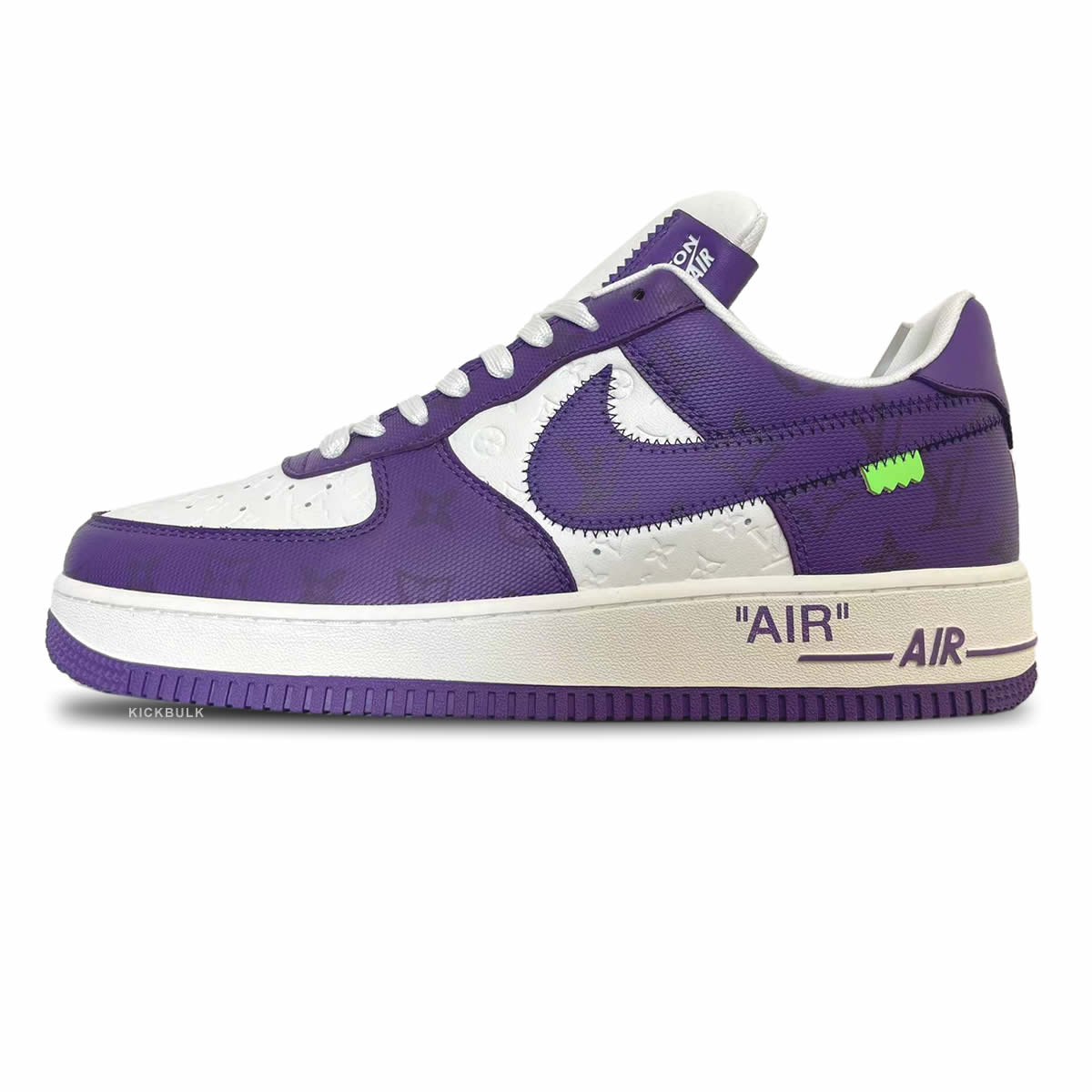 Louis Vuitton Nike Air Force 1 Purple White Ms0232 6 1 - kickbulk.cc