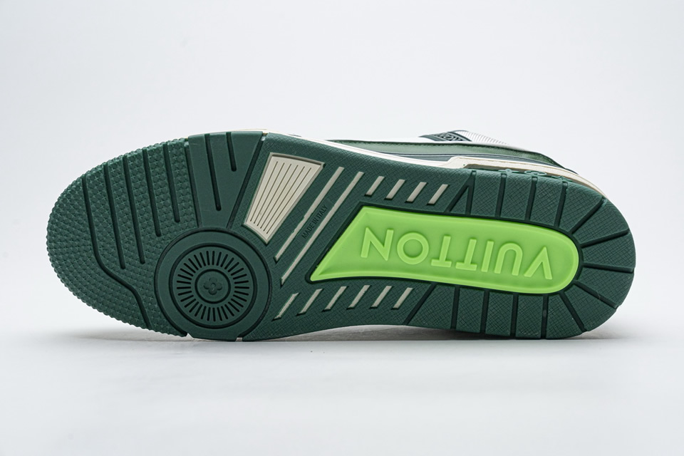 Louis Vuitton 20ss Trainer Green Casual Shoes 9 - kickbulk.cc