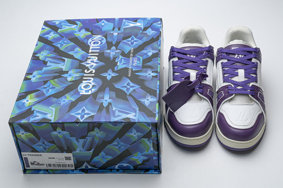 Louis Vuitton 20ss Trainer Purple Casual Shoes 4 - kickbulk.cc