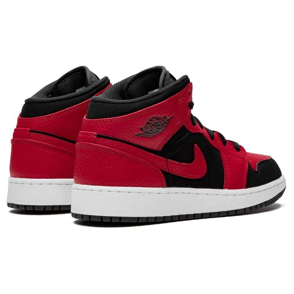 Nike Air Jordan 1 Mid Gs Black Gym Red 554725 054 2 - kickbulk.cc