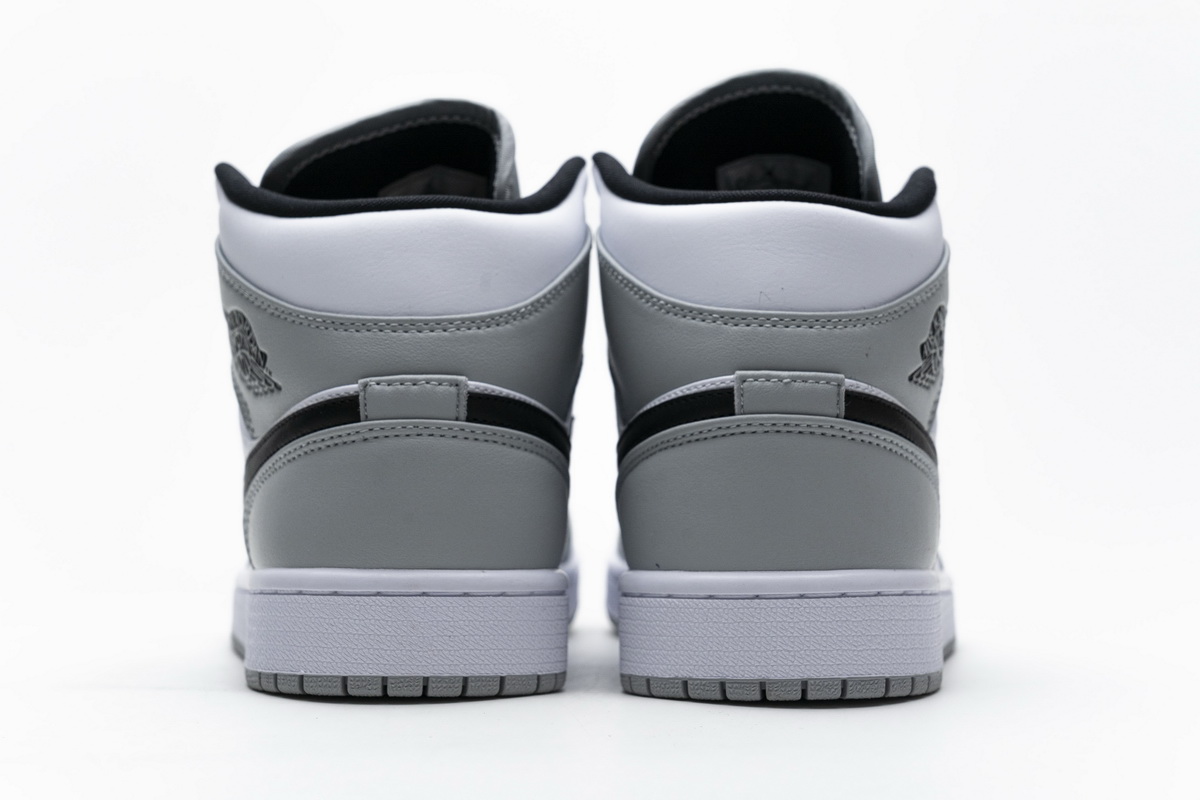 Nike Air Jordan 1 Mid Gs Light Smoke Grey 554725 092 12 - kickbulk.cc