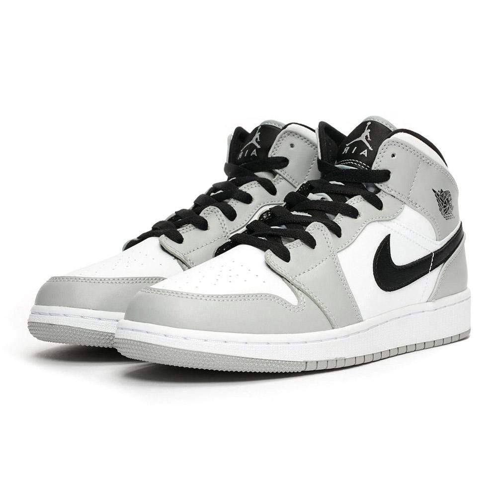 Nike Air Jordan 1 Mid Gs Light Smoke Grey 554725 092 2 - kickbulk.cc