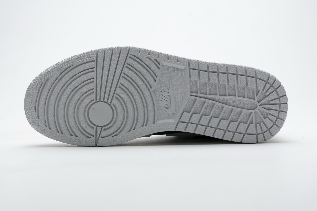 Nike Air Jordan 1 Retro Grey Crimson 555088 018 18 - kickbulk.cc