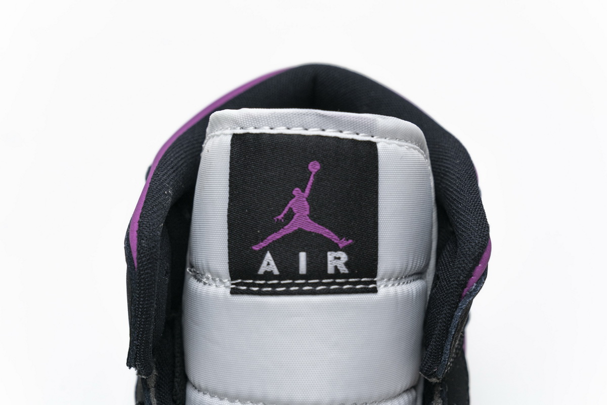 Nike Air Jordan 1 Wmns Mid Black Cactus Flower Bq6472 005 22 - kickbulk.cc