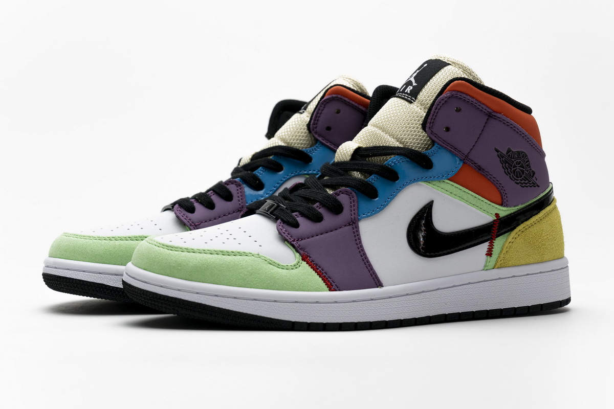 Nike Air Jordan 1 Mid Se Multi Colour W Cw1140 100 20 - kickbulk.cc