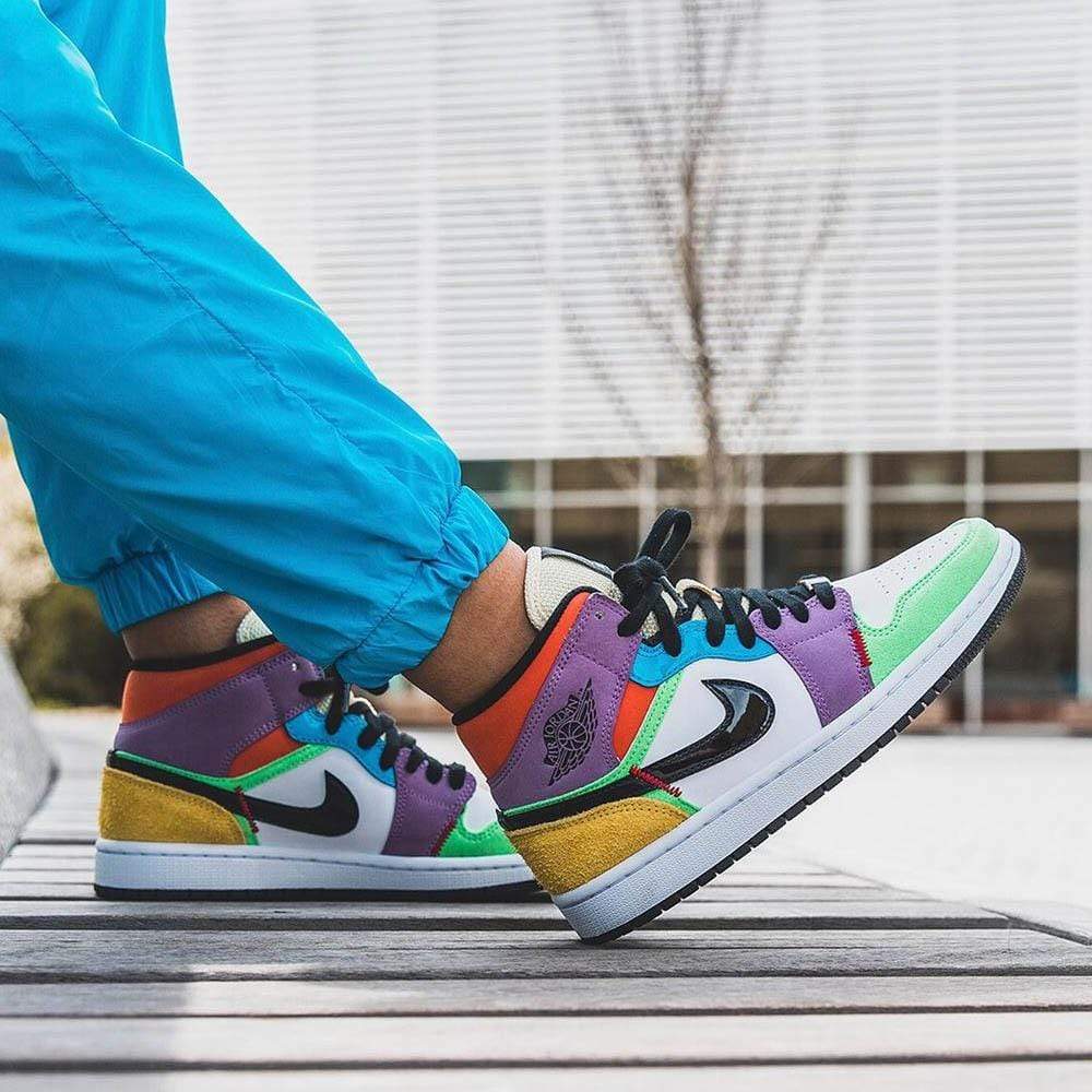 Nike Air Jordan 1 Mid Se Multi Colour W Cw1140 100 4 - kickbulk.cc