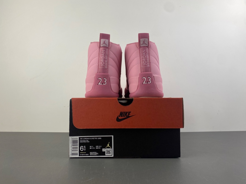 Air Jordan 12 Retro Gs Pearl Pink 510815 600 12 - kickbulk.cc