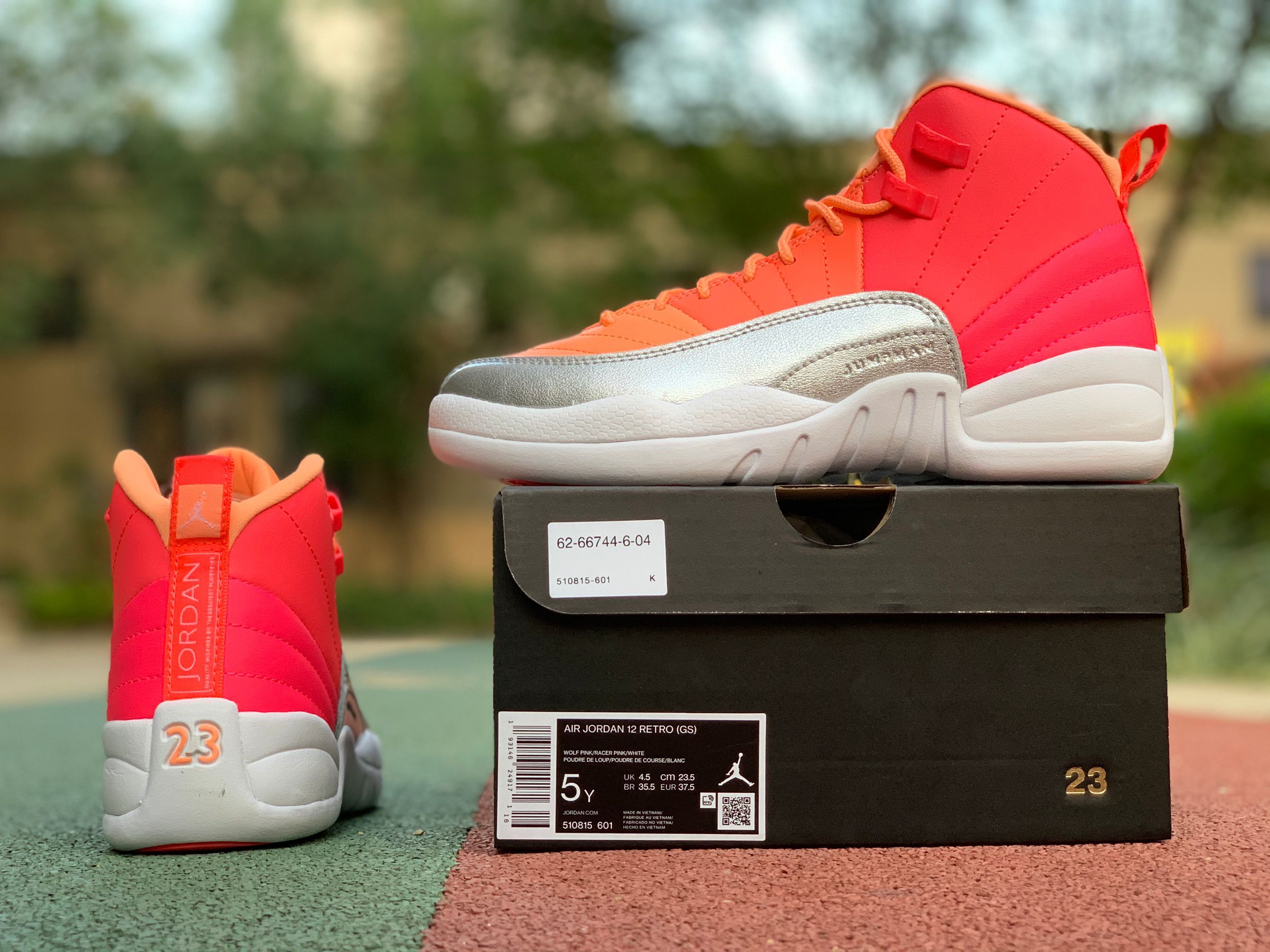 Nike Air Jordan 12 Gs Hot Punch Racer Pink Release Date 510815 601 11 - kickbulk.cc